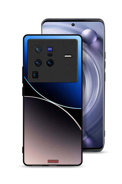 Tolwak غطاء حماية لهاتف Vivo X80 Pro بنمط خطوط منحنية