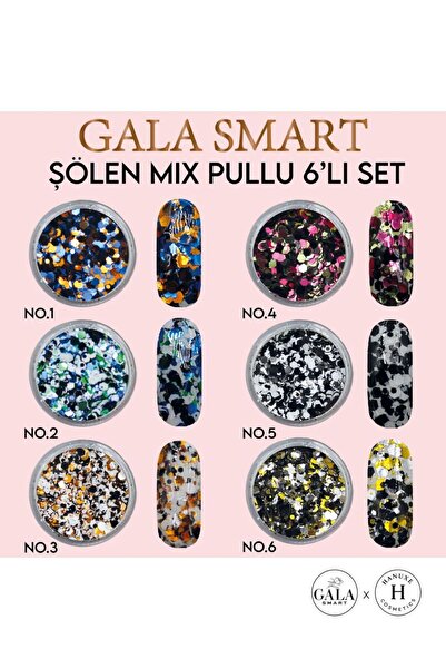 gala smart SİM SÜS SET 6LI