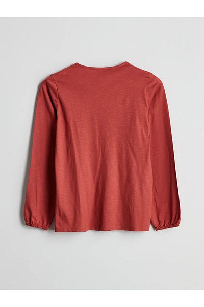 LC Waikiki Tie Collar Embroidered Women's Blouse