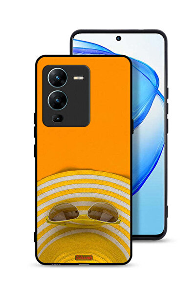 Tolwak غطاء حماية واقٍ لهاتف Vivo V25 Pro 5G مع نظارات وقبعة