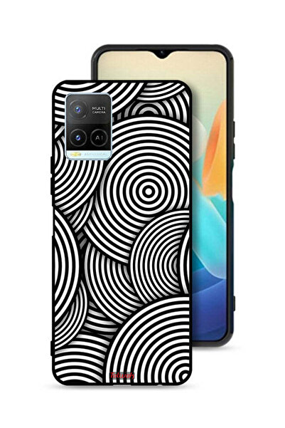 Tolwak غطاء حماية لهاتف Vivo Y21 بنمط دوائر وهمية