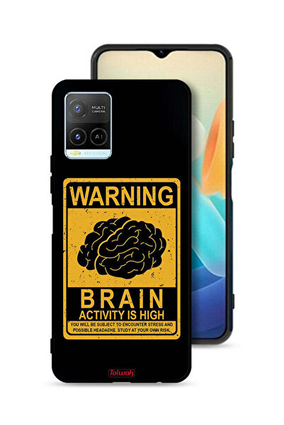 Tolwak غطاء حماية لهاتف Vivo Y32 يحذر من ارتفاع نشاط الدماغ