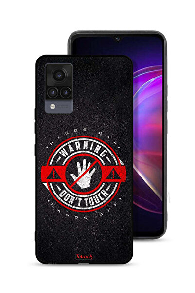 Tolwak Vivo V21 Protective Case Cover Warning Do Not Touch