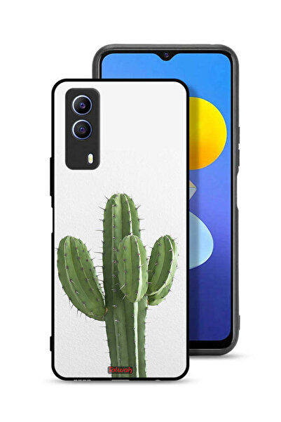 Tolwak غطاء حماية لهاتف Vivo T1x بنقشة نبات الصبار