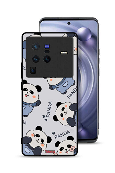 Tolwak غطاء حماية لهاتف Vivo X80 Pro بنمط الباندا