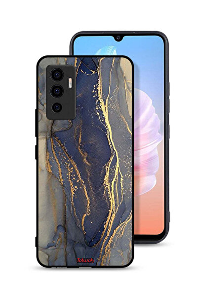 Tolwak غطاء حماية لهاتف Vivo S10e 5G بنقشة رخامية لامعة