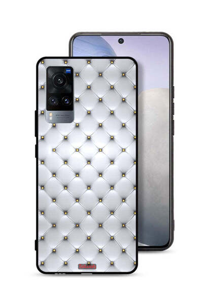 Tolwak غطاء حماية لهاتف Vivo X60 مطبوع عليه دبابيس على القماش