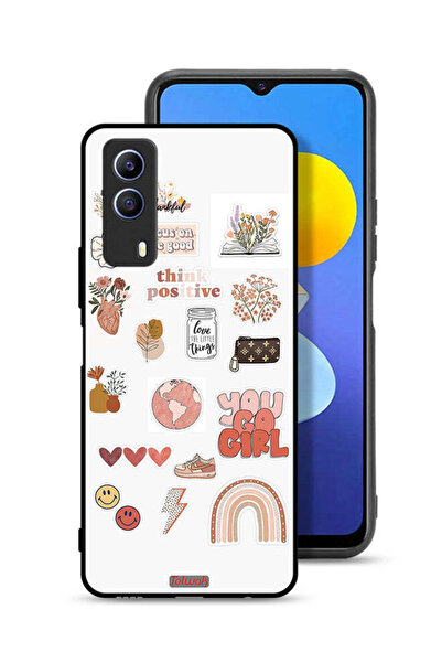 Tolwak غطاء حماية Vivo T1x بتصميم You Go Girl