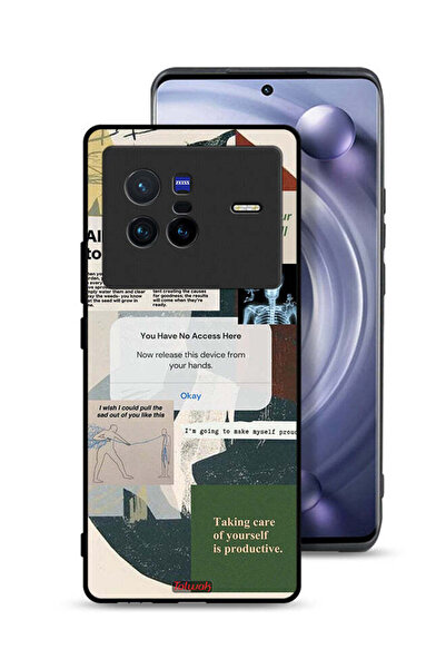 Tolwak غطاء حماية لهاتف Vivo X80 اسمح لنفسك بالنمو