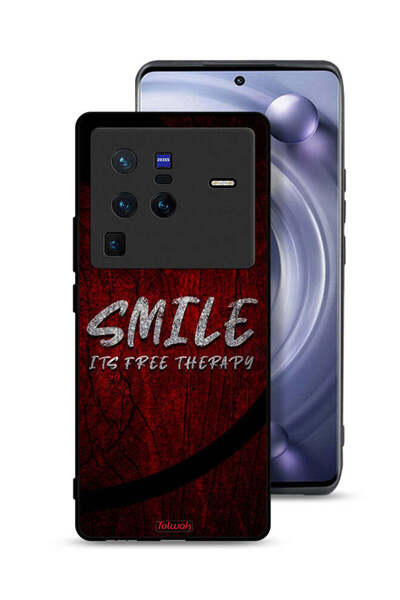 Tolwak Vivo X80 Pro Protective Case Cover Smile Its Free Therapy