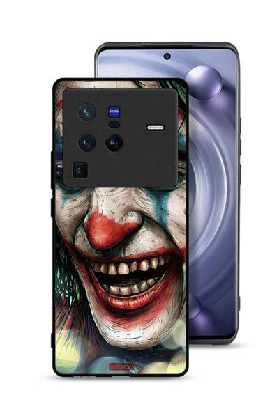 Tolwak غطاء حماية لهاتف Vivo X80 Pro بطبعة وجه الجوكر الضاحك