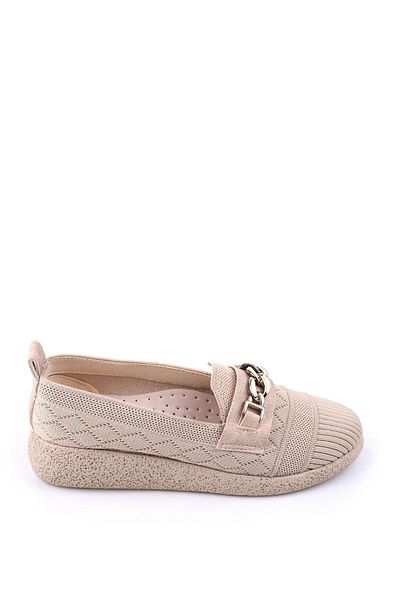 Papuçsepeti Shoe Basket 4757 Women's Knitwear Knitted Daily Comfortable Ballerina Shoes