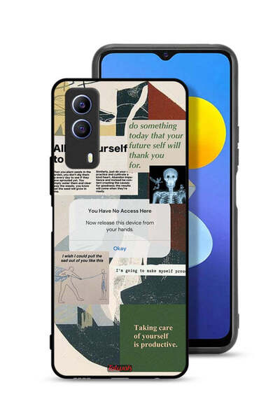 Tolwak غطاء حماية لجهاز Vivo T1x اسمح لنفسك بالنمو