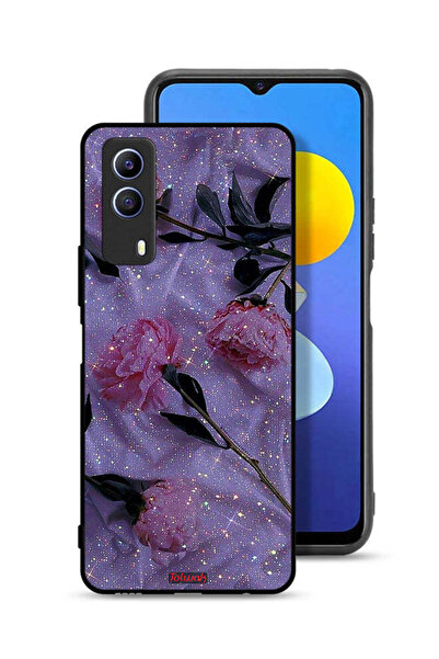 Tolwak Vivo T1x Protective Case Cover Glitter Roses