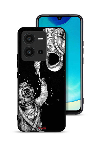 Tolwak غطاء حماية لهاتف Vivo V25 5G بتصميم رواد فضاء