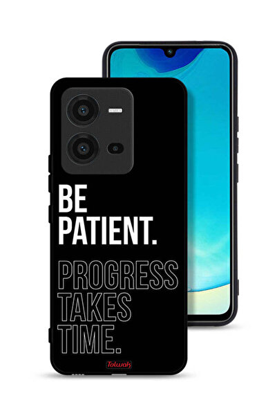Tolwak غطاء حماية لهاتف Vivo V25 5G كن صبورًا فالتقدم يستغرق وقتًا