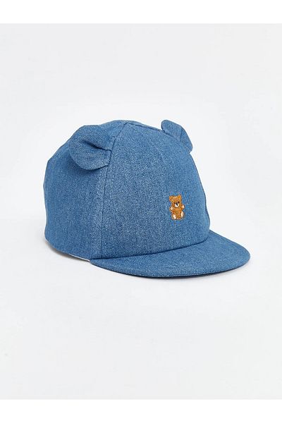 LC Waikiki Baby Boy Cap Hat with Teddy Bear Embroidery