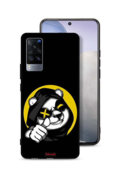 Tolwak غطاء حماية Vivo X60 بتصميم قطة مارشميلو لطيفة