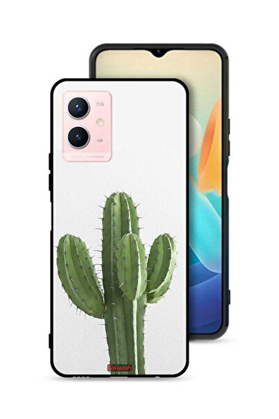 Tolwak غطاء حماية لهاتف Vivo Y33s 5G بنقشة نبات الصبار