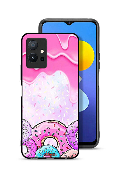 Tolwak Vivo Y75 5G Protective Case Cover Donut Colors