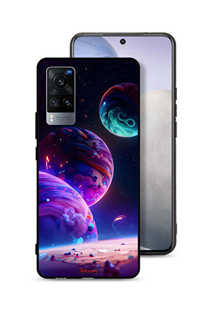 Tolwak غطاء حماية لهاتف Vivo X60 بنمط كوكبي
