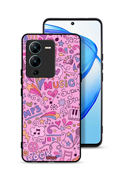 Tolwak غطاء حماية لهاتف Vivo V25 Pro 5G - علامات موسيقية