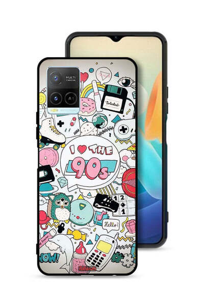 Tolwak غطاء حماية لهاتف Vivo Y32 - أحب التسعينيات