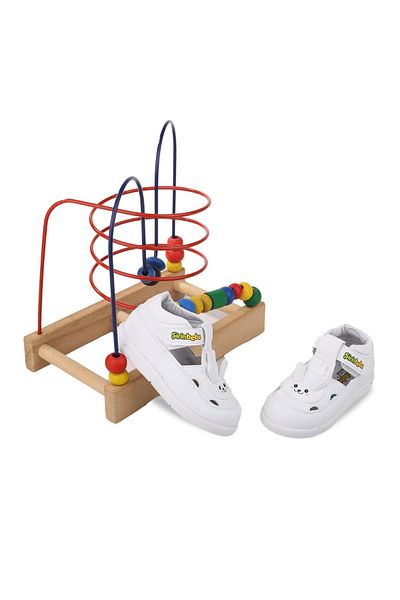 Papuçsepeti Shoe Basket - Şrbb 4795 Baby Girl Orthopedic First Step Shoes
