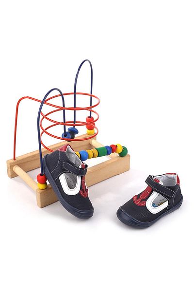 Papuçsepeti Shoe Basket - Şrbb 4804 Baby Boy Orthopedic First Step Shoes