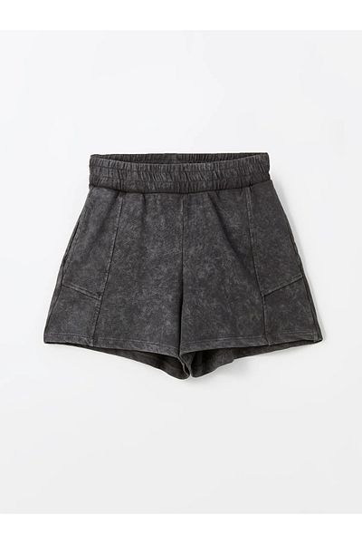 LC Waikiki Women's Elastic Waist Straight Shorts