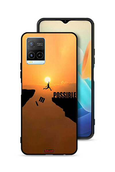 Tolwak غطاء حماية لهاتف Vivo Y21 مطبوع عليه عبارة "أنا ممكن"