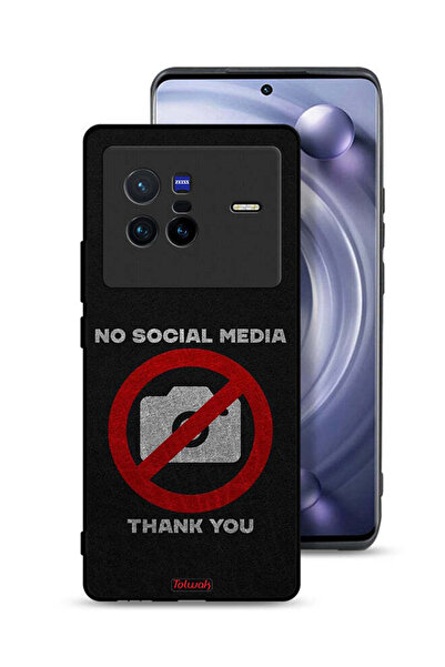 Tolwak غطاء حماية لهاتف Vivo X80 لا يُمنع استخدام وسائل التواصل الاجتماعي، شك...