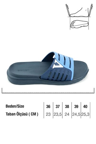 GEZER 15369 Unisex Sea Beach Pool Bathroom Daily Slippers