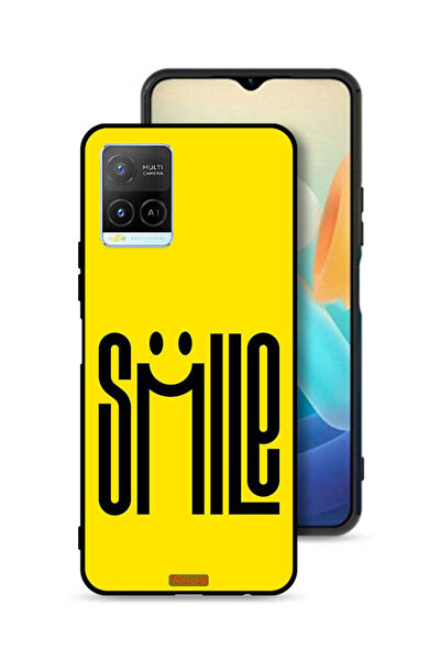 Tolwak Vivo Y21 Protective Case Cover Smile Art
