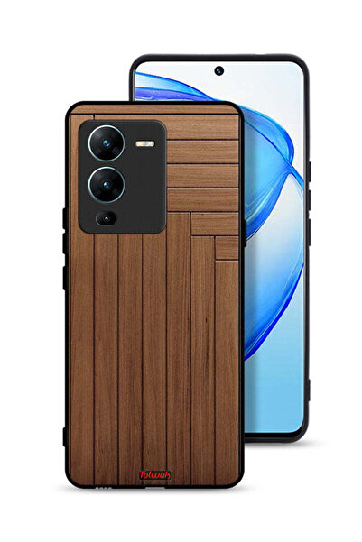 Tolwak غطاء حماية بنمط باب لهاتف Vivo V25 Pro 5G