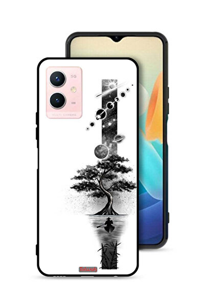 Tolwak Vivo Y33s 5G Protective Case Cover Earth Space Art