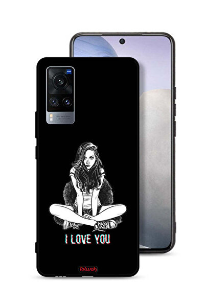 Tolwak غطاء حماية فيفو X60t بتصميم "أحبك"