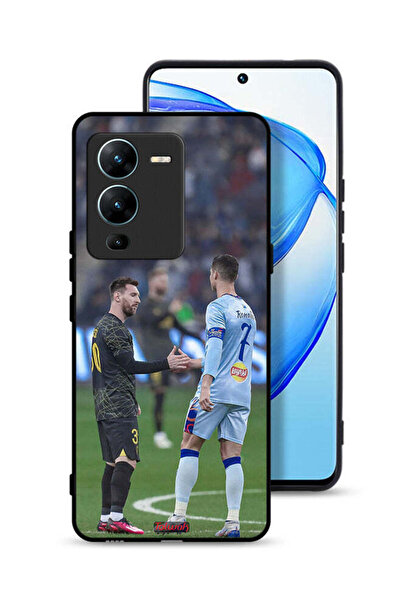 Tolwak غطاء حماية لهاتف Vivo V25 Pro 5G ميسي ورونالدو