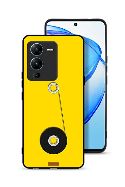 Tolwak غطاء حماية لهاتف Vivo V25 Pro 5G بتصميم عجلة كاسيت