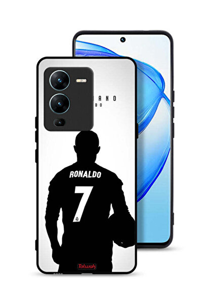 Tolwak غطاء حماية Vivo V25 Pro 5G بقناع كريستيانو رونالدو