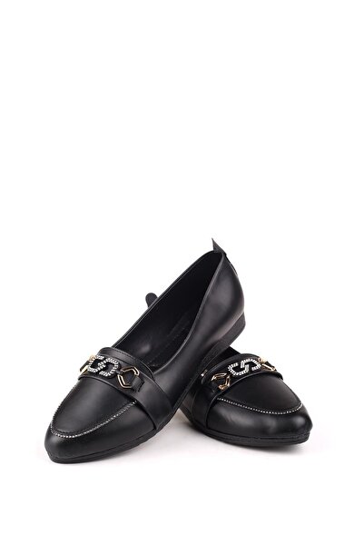 Papuçsepeti Papuç Sepeti 4717 Kadın Büyük Numara Rahat Taban Babet Ayakkabı