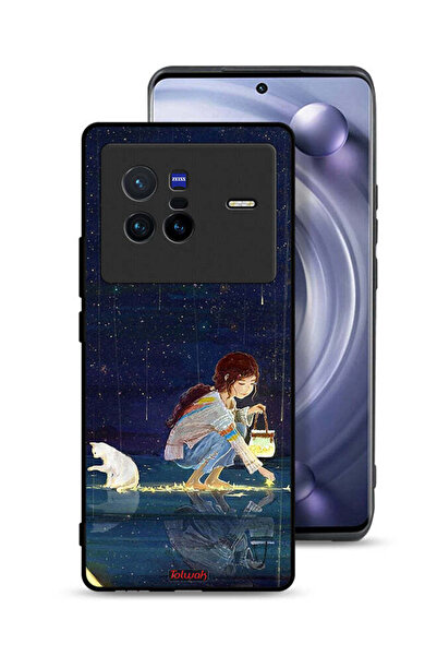 Tolwak غطاء حماية لهاتف Vivo X80 برسومات نجوم فنية
