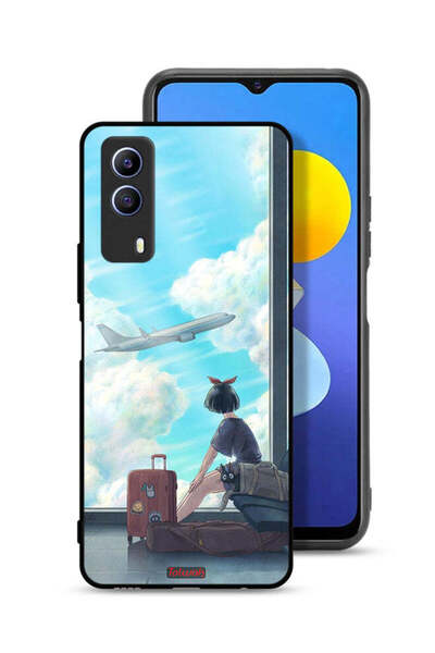 Tolwak غطاء حماية Vivo T1x بتصميم فني للسفر