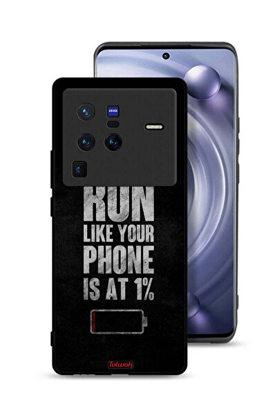 Tolwak غطاء حماية لهاتف Vivo X80 Pro، اركض كما لو أن هاتفك يعمل بنسبة 1%