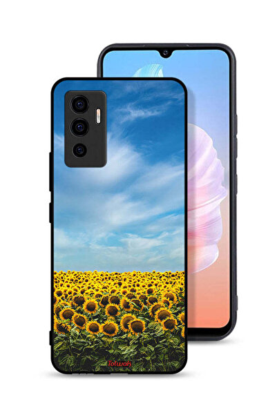 Tolwak غطاء حماية لهاتف Vivo V23e بطبعة عباد الشمس تحت السماء