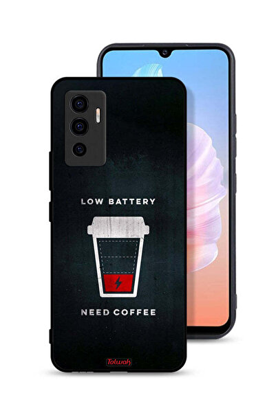 Tolwak غطاء حماية Vivo V23e - بطارية منخفضة - يحتاج إلى قهوة