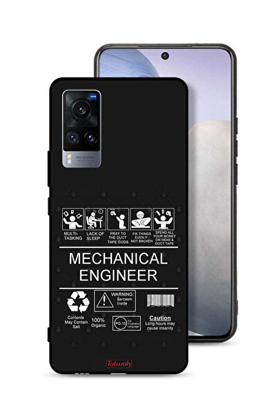 Tolwak غطاء حماية لهاتف Vivo X60t، ملصق مهندس ميكانيكي