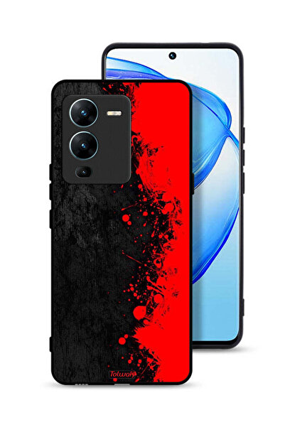 Tolwak Vivo V25 Pro 5G Protective Case Cover Paint Abstract Pattern