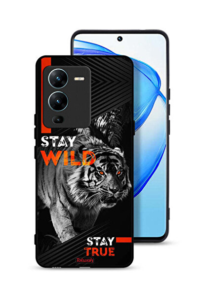 Tolwak غطاء حماية لهاتف Vivo V25 Pro 5G - Stay Wild Stay True