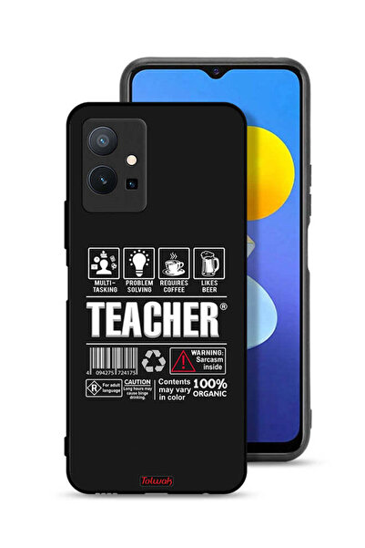 Tolwak Vivo T1 5G Protective Case Cover Teacher Sticker